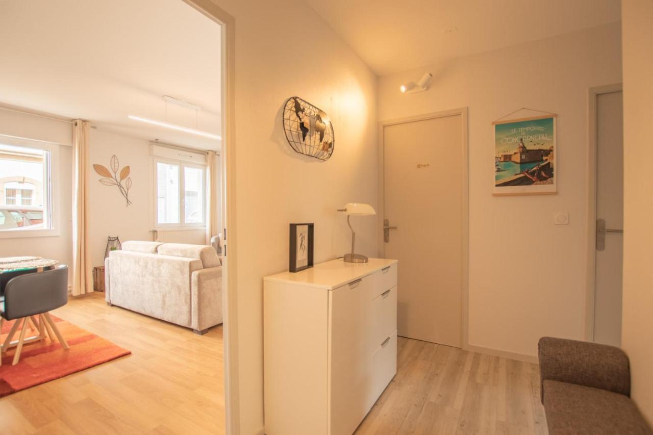 Appartement Hyper Centre Avec Garage Prive Concarneau Esterno foto
